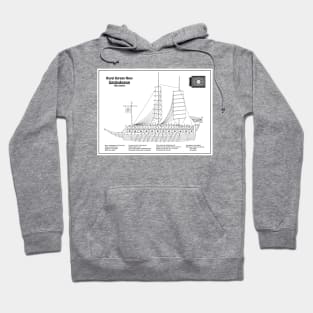 Turtle Ship Geobukseon ship plans - BD Hoodie